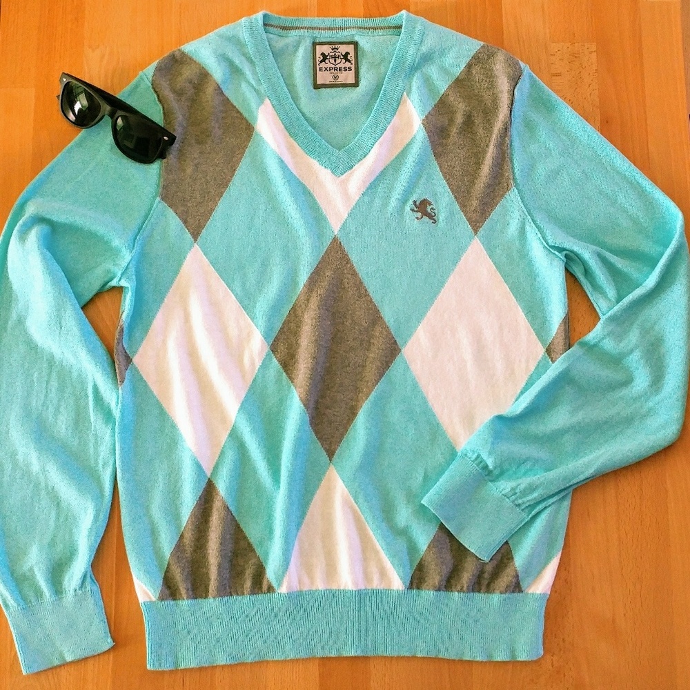 Express Men's Argyle sweater